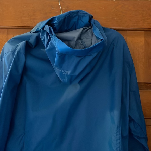 Columbia Blue Lightweight Windbreaker Jacket Switchback III Jacket Cyan 2X - Picture 8 of 10